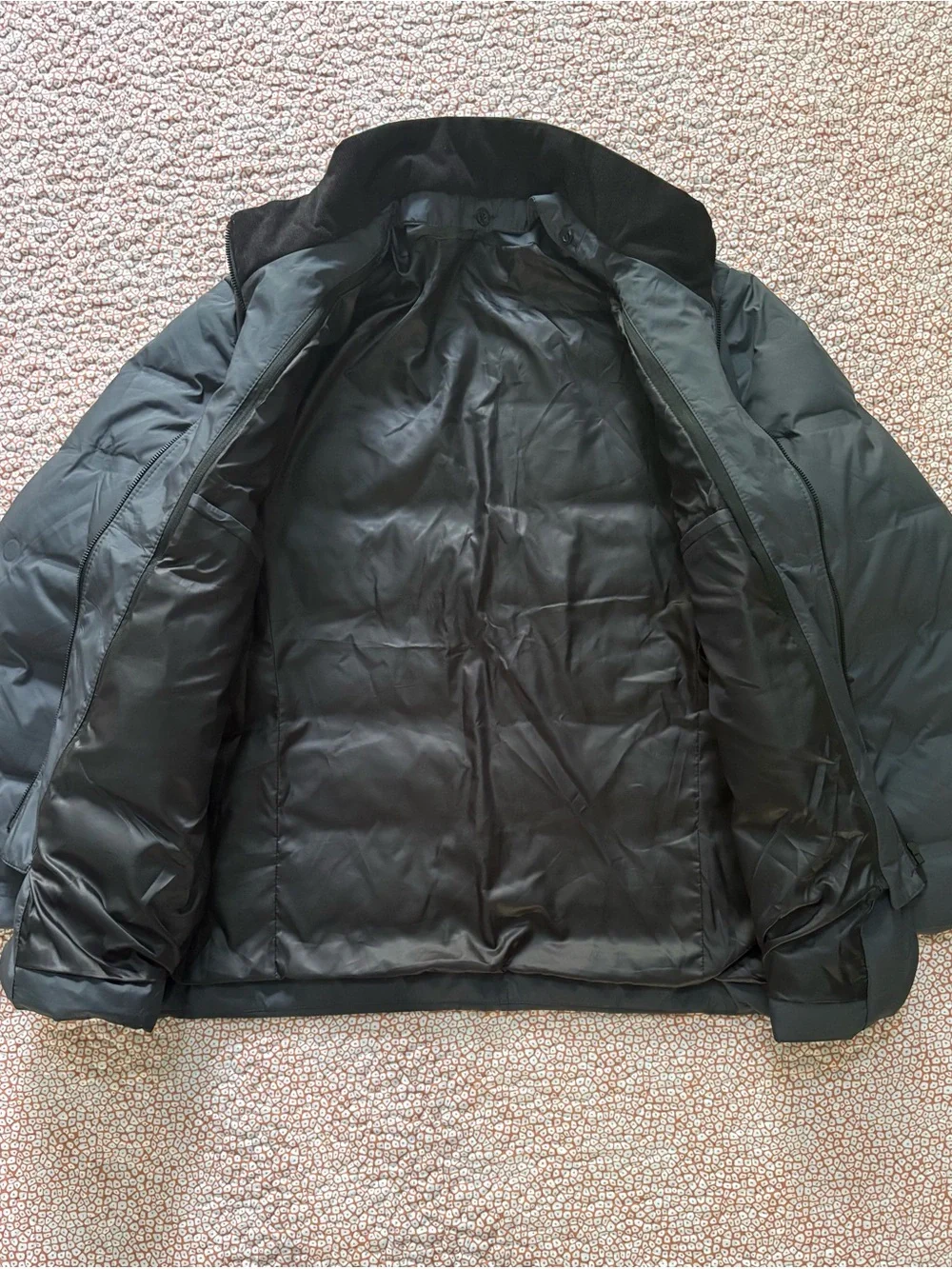 Focus Mens Black Blazer Puffer Jacket Size S